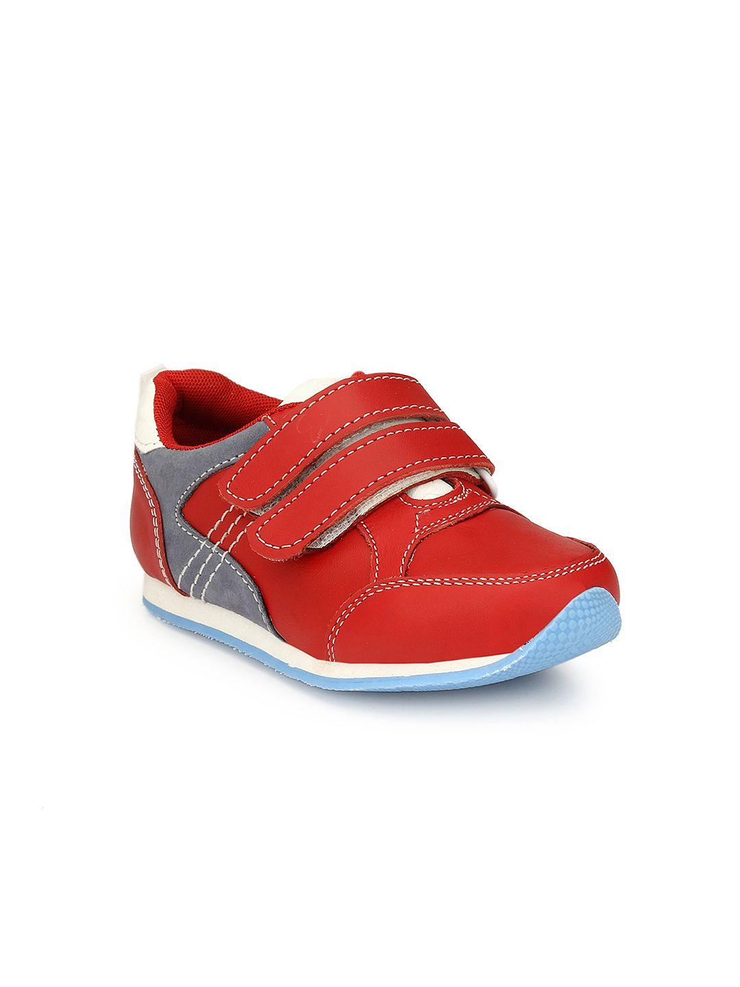tuskey boys red sneakers