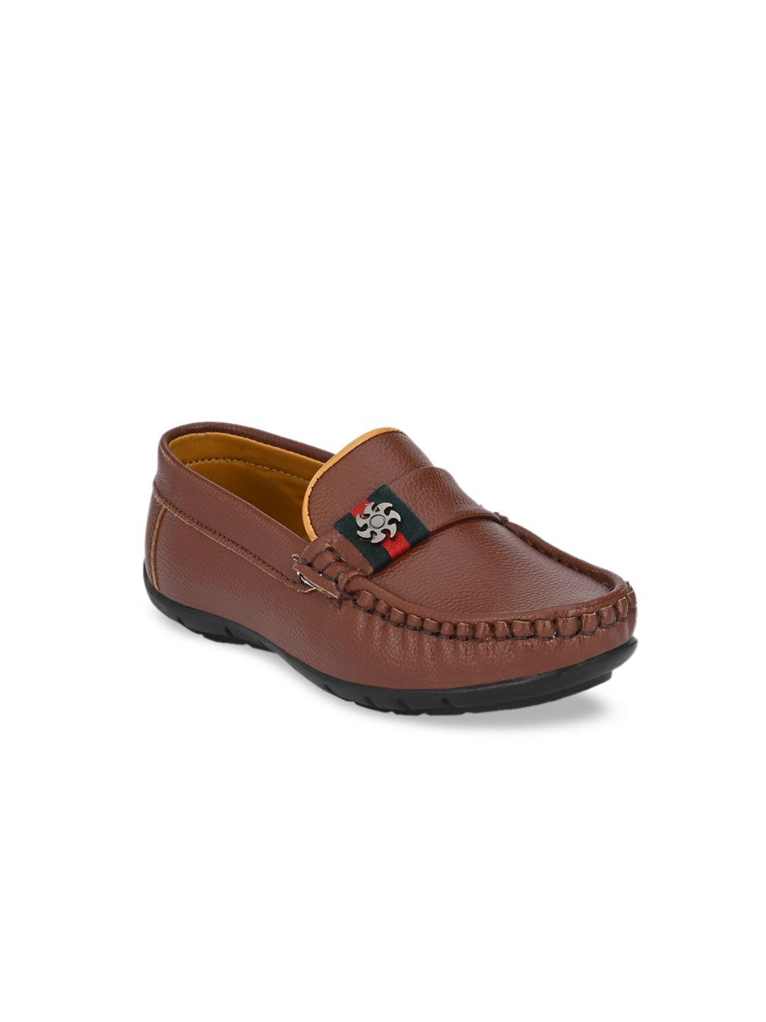 tuskey boys brown loafers