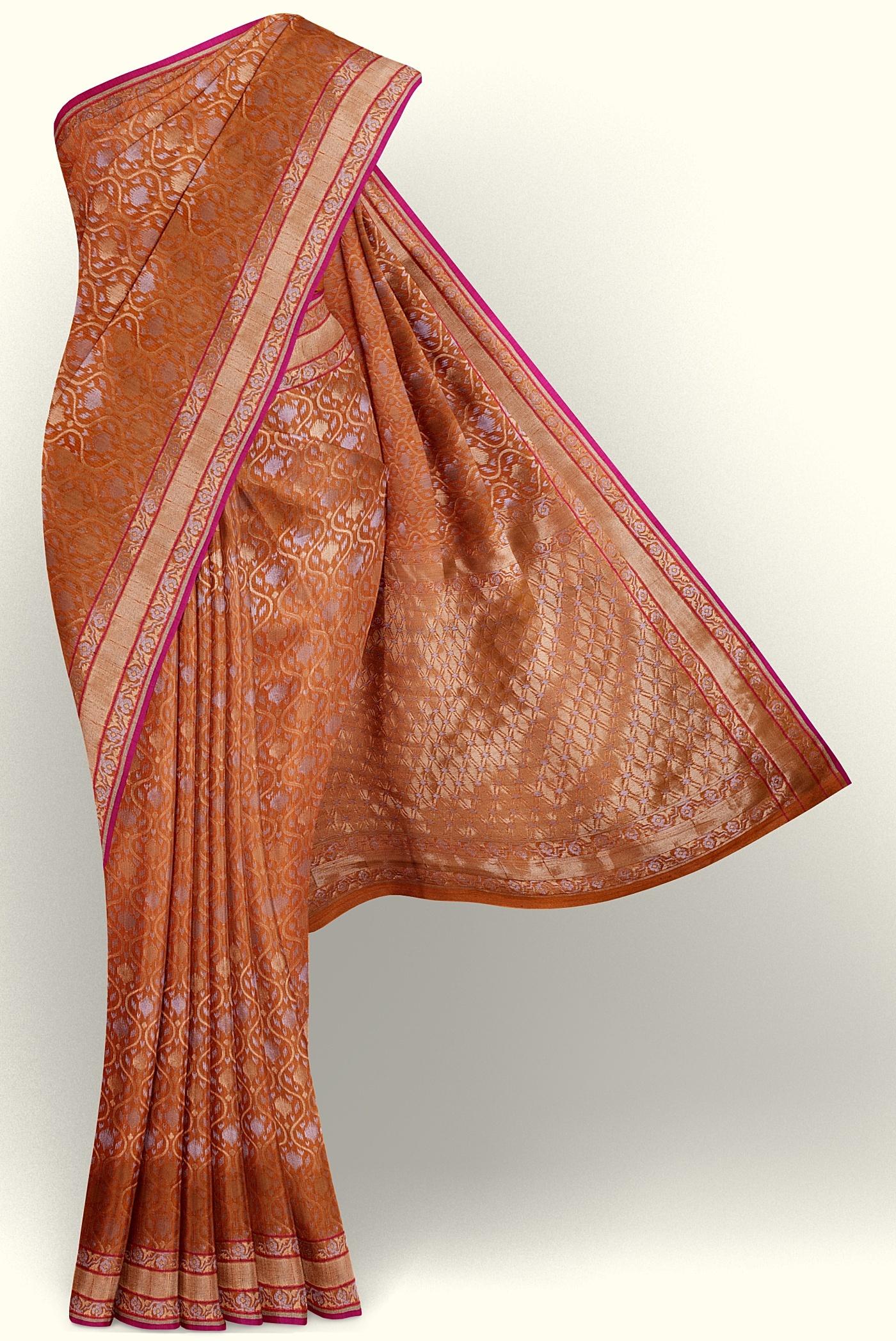 tussar madanapura silk saree