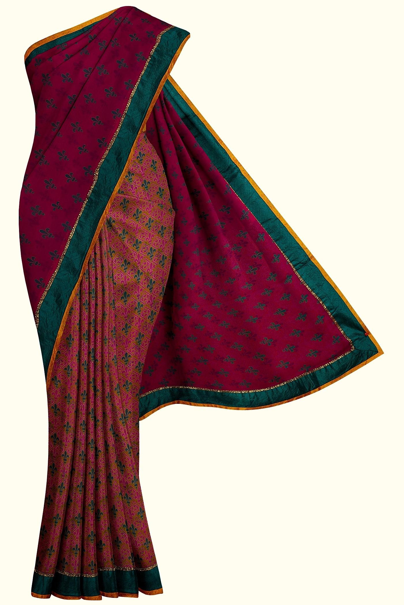 tussar silk sari