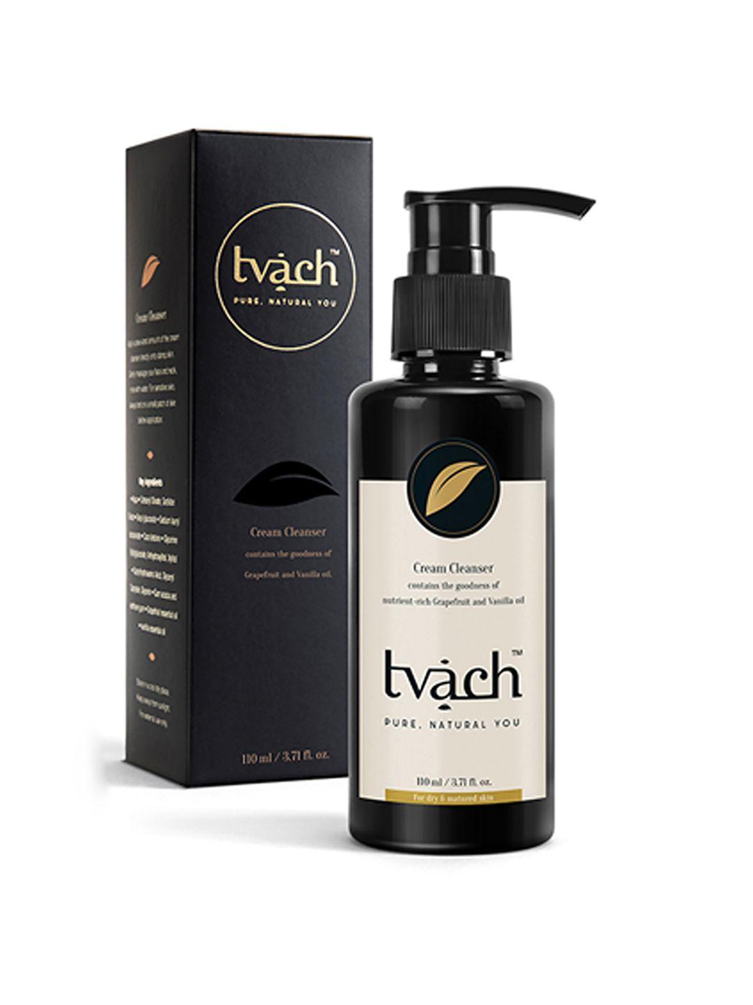 tvach cream cleanser with grapefruit & vanilla oil - 110ml