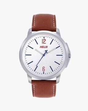 tw027hg00 analogue watch with leather strap