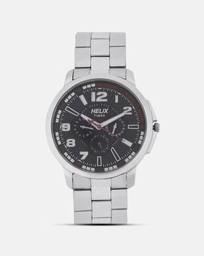 tw027hg27 chronograph watch with steel strap