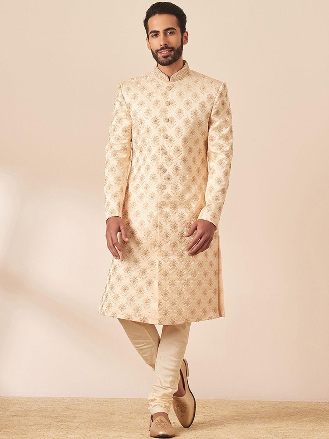 twamev embroidered sherwani set