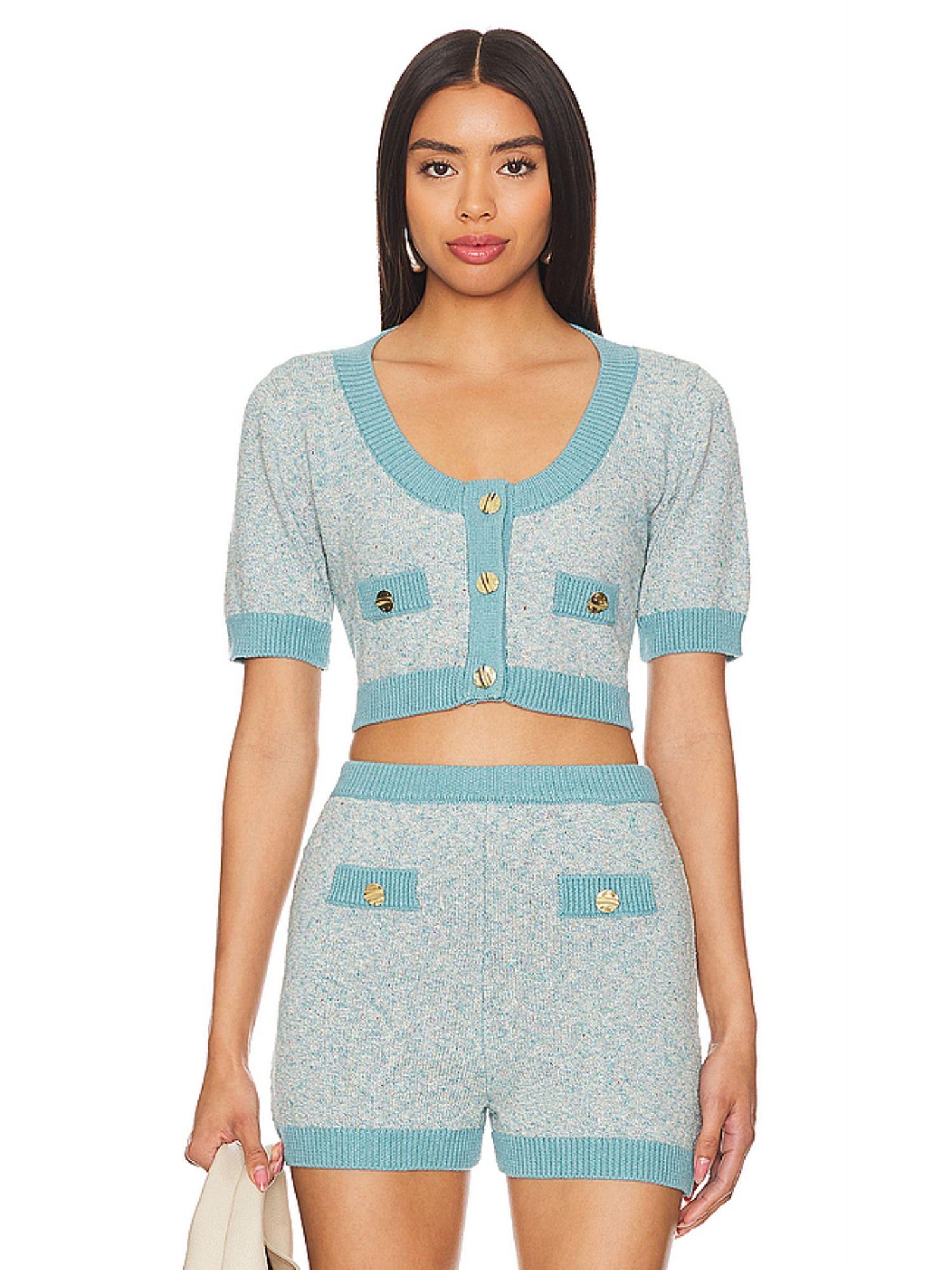 tweed crop top