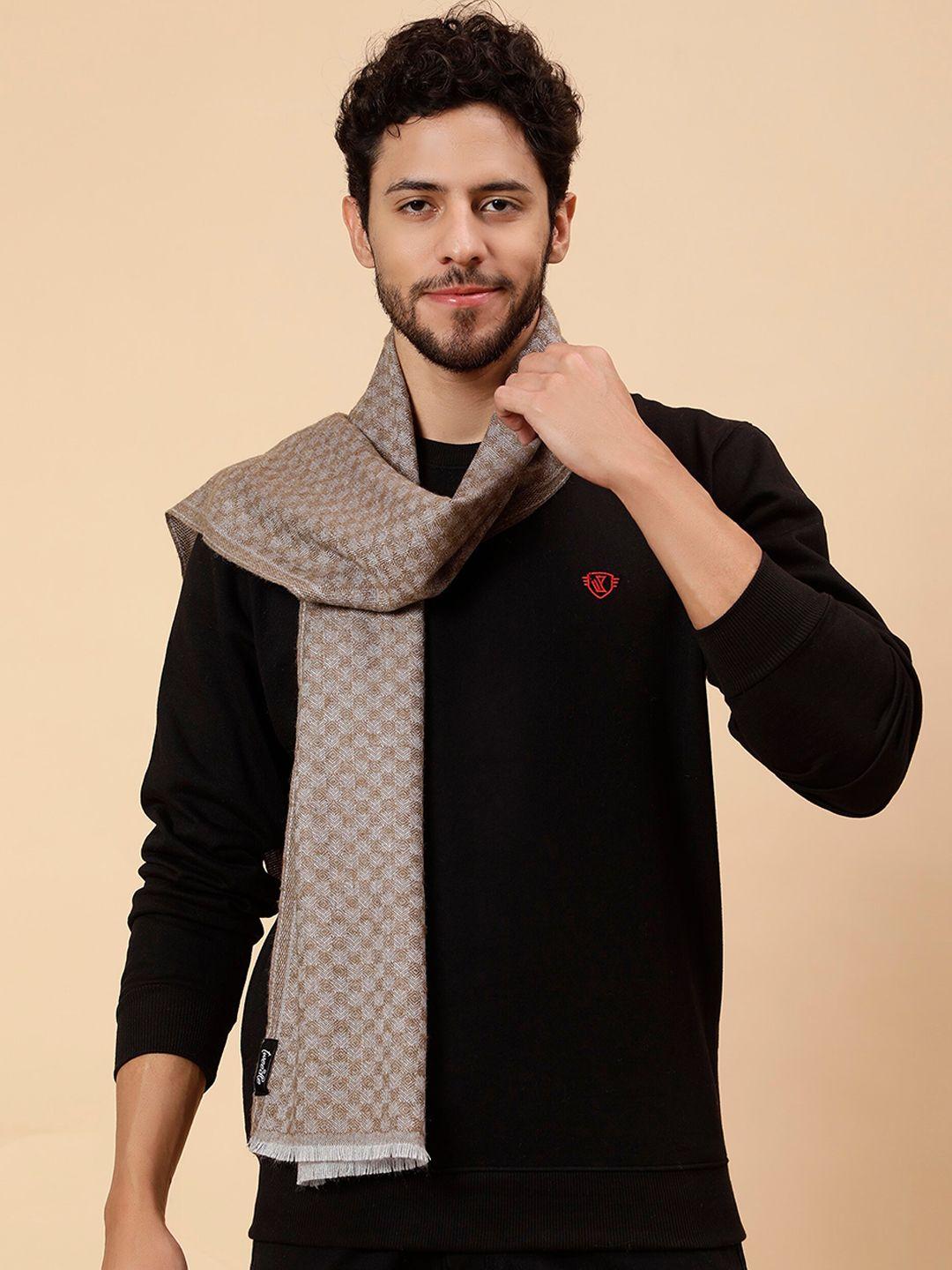 tweedle woven design jamawar woollen muffler