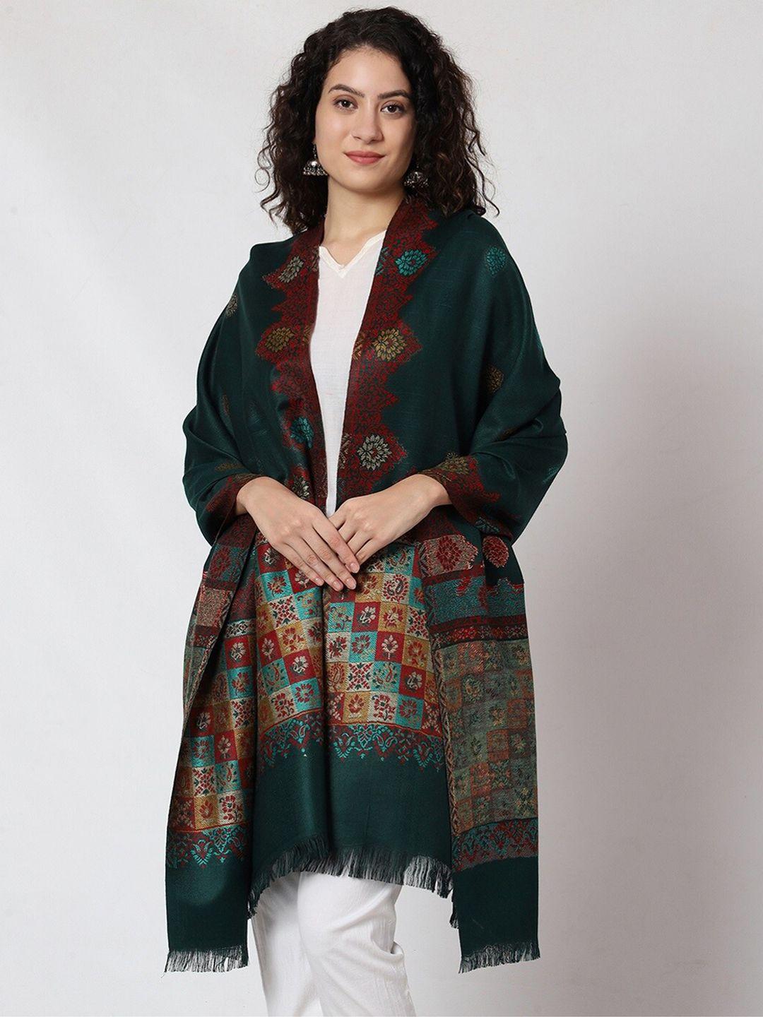 tweedle woven design shawl