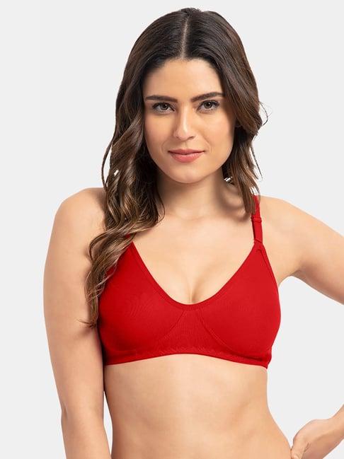 tweens red non wired non padded t-shirt bra