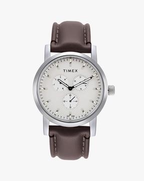 tweg16606 analogue watch with leather strap