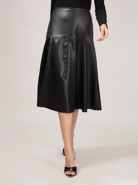 twenty dresses black midi skirt