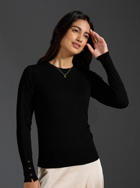 twenty dresses black relaxed fit sweater
