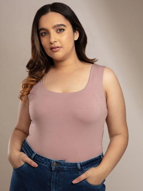 twenty dresses pink fitted top