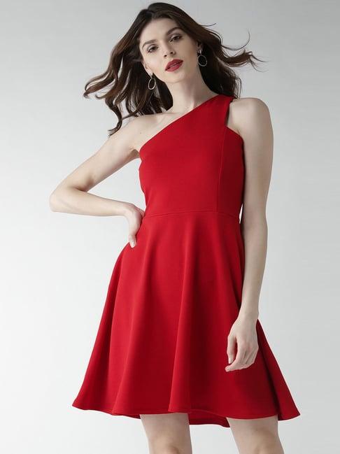 twenty dresses red a-line dress