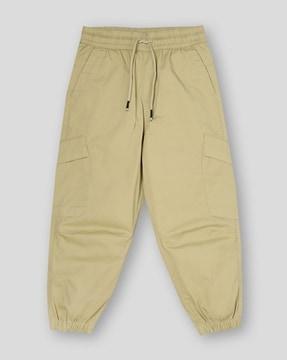 twill fabric jogger cargo pants