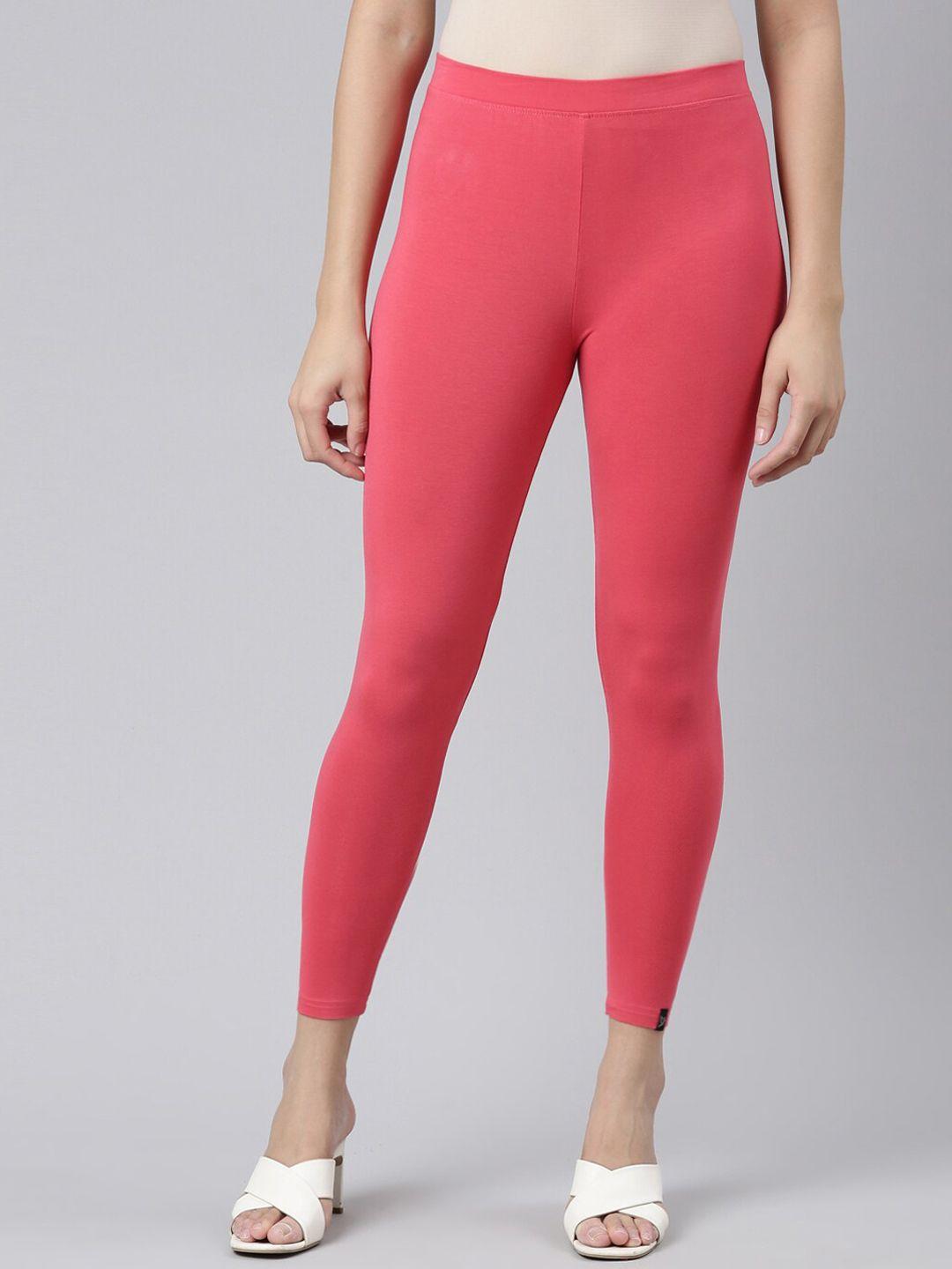 twin birds ankle-length cropped leggings