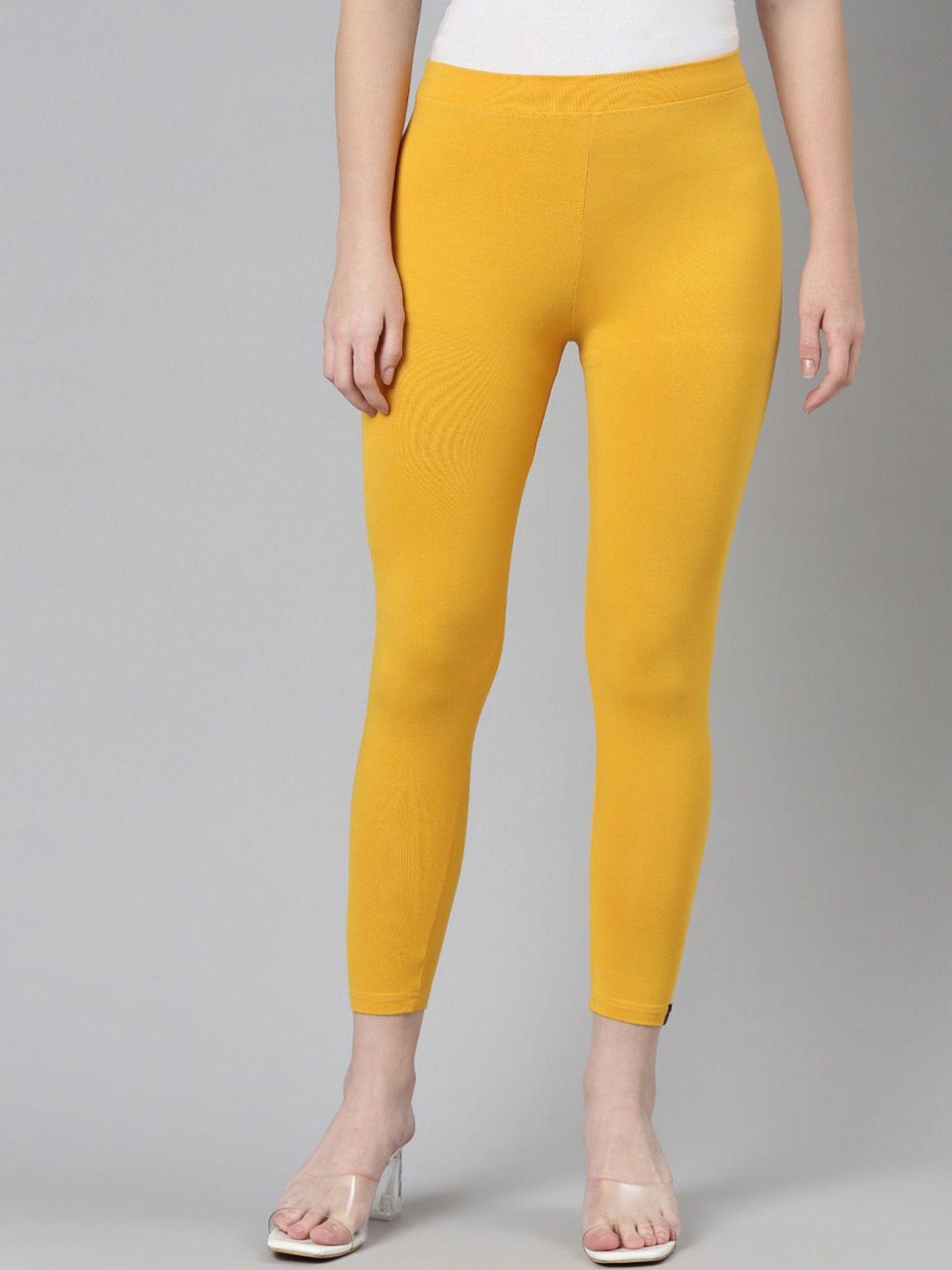 twin birds mid rise cropped leggings