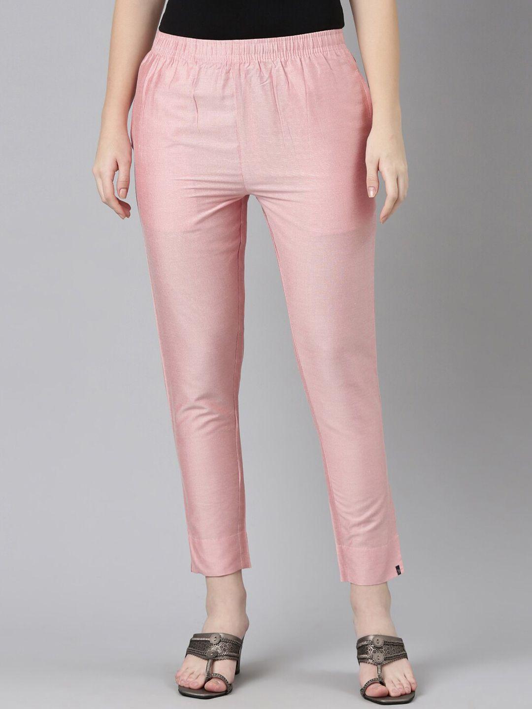 twin birds women classic straight fit trousers