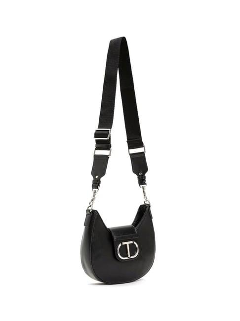 twinset black hobo bag