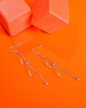 twisted-strand dangler earrings