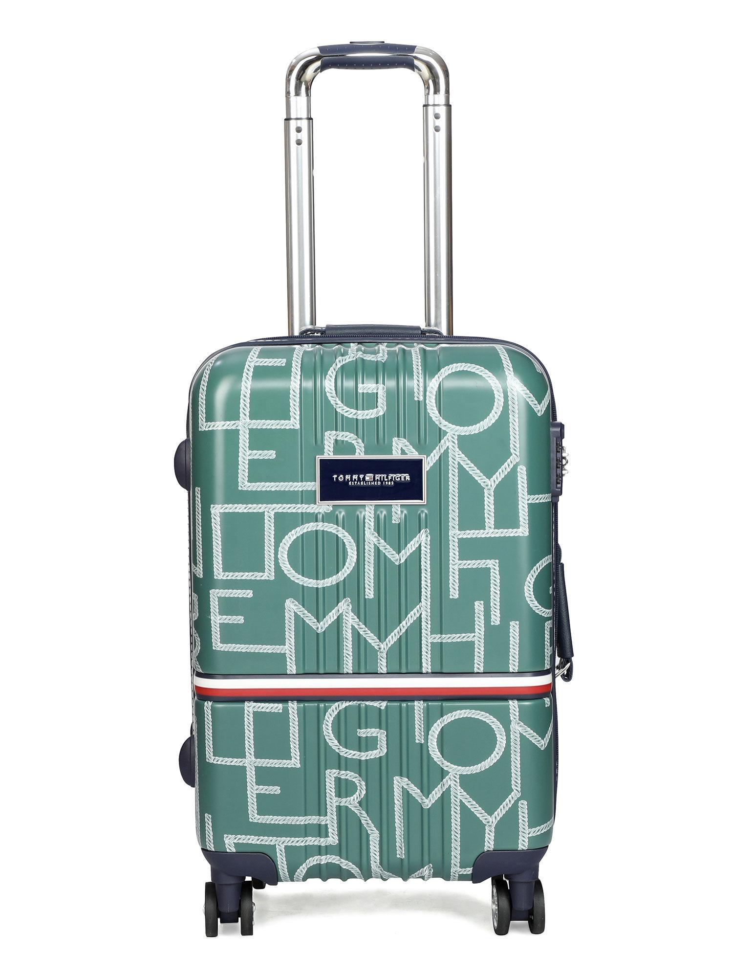 twister hard luggage trolley bag printed cargo olive