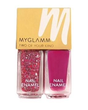 two of your kind nail enamel duo glitter collection - bring the bling