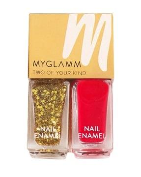 two of your kind nail enamel duo glitter collection - high on drama