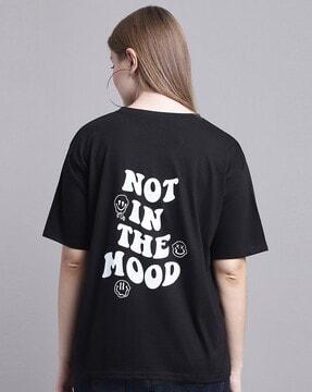 typographic print crew-neck t-shirt