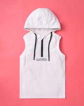 typographic-print-hooded-t-shirt