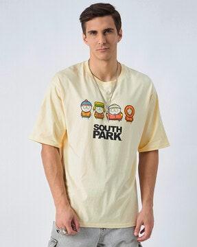 typographic printed crew-neck t-shirt