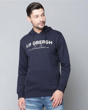 typographic  hoodie sweatshirt