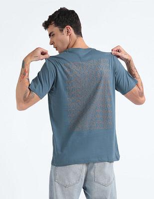 typographic back cotton t-shirt