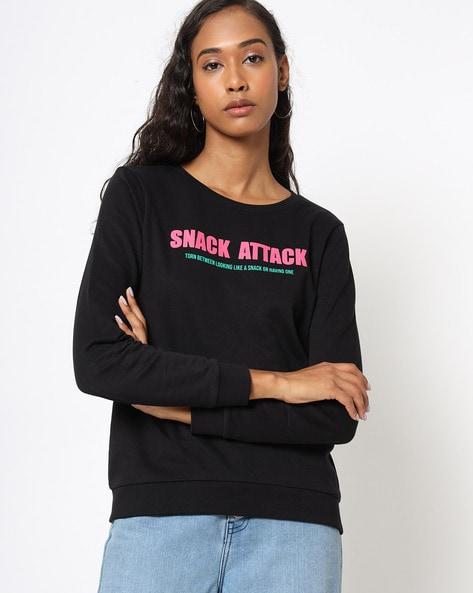 typographic print crew-neck sweatshirt