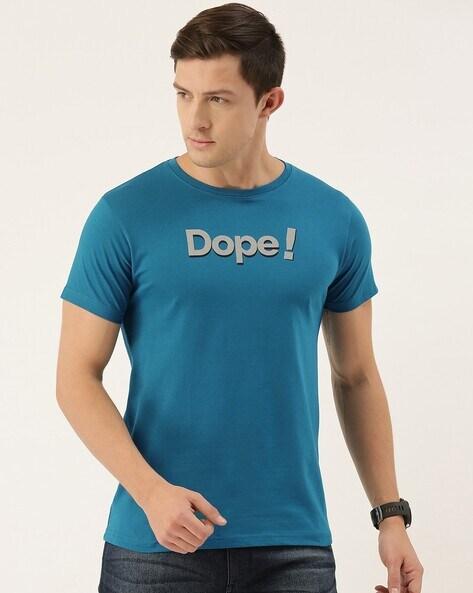 typographic print crew-neck t-shirt