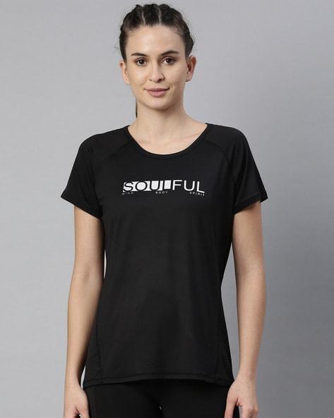 typographic print crew-neck t-shirt