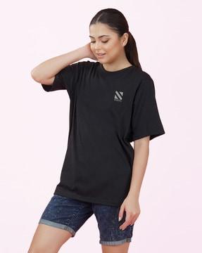 typographic print crew-neck t-shirt