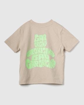 typographic print crew-neck t-shirt