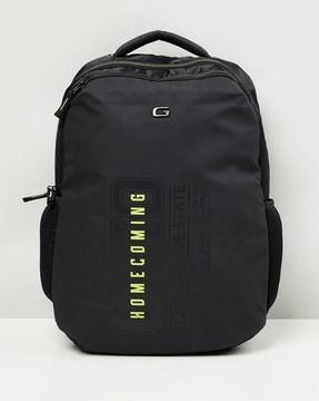 typographic print everyday backpack