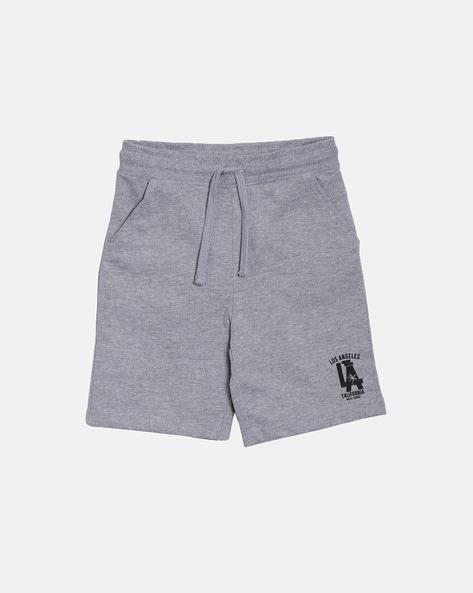 typographic print regular shorts