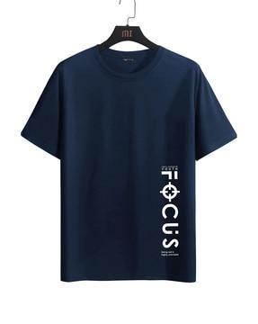 typographic print slim fit t-shirt