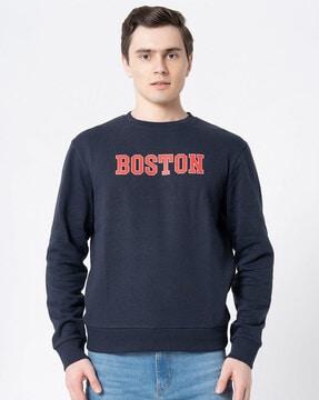 typographic print sweatshirt