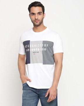 typographic print t-shirt