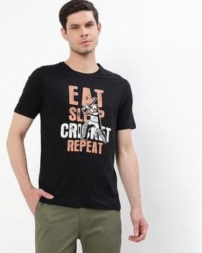 typographic print t-shirt