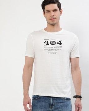 typographic print t-shirt