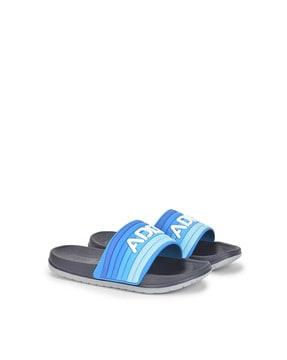 typographic slides flip-flops