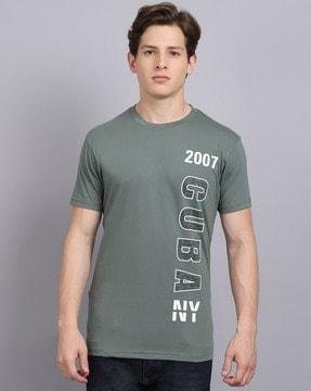 typographic slim-fit t-shirt