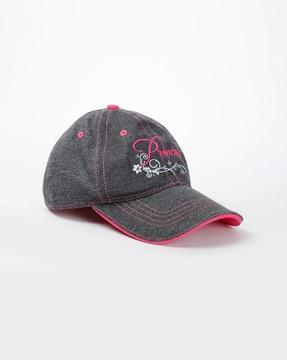 typography pattern baseball cap