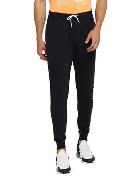 typography print joggers