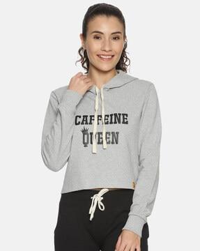 typography print sweatshirt