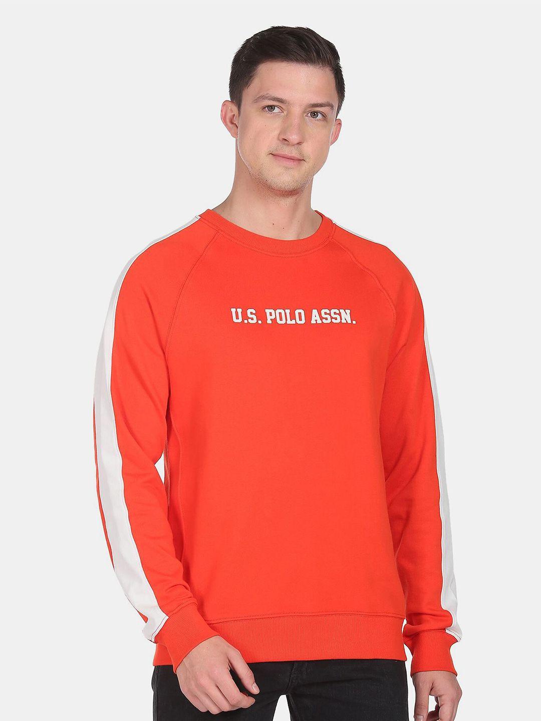 u s polo assn denim co men printed sweatshirt