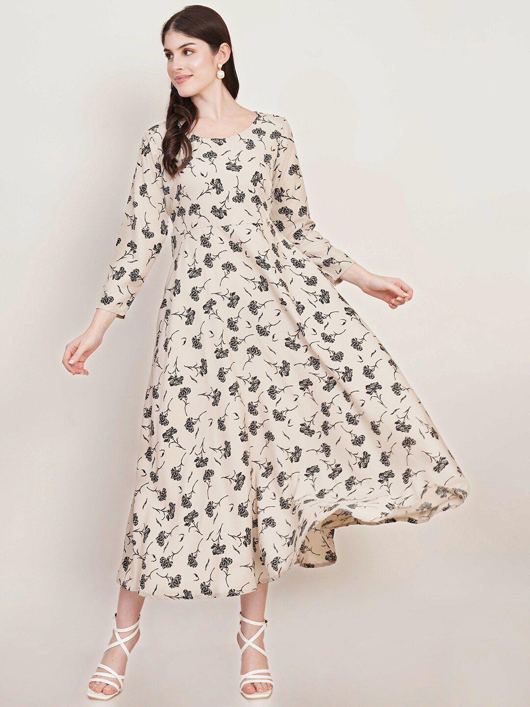 u&f floral printed maxi dress